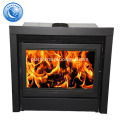Steel Plate Wood Fireplace Insert With Fan