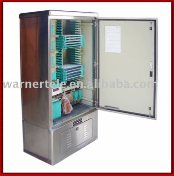 W-TEL outdoor/indoor SMC optic fiber distribution cross connection cabinet