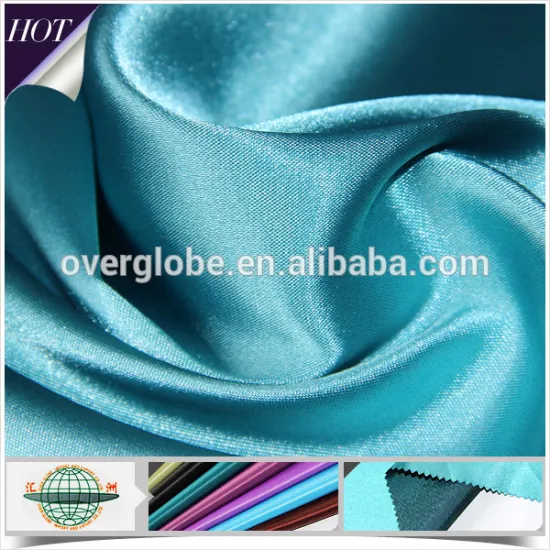 155gsm 96% Poly 4%Span Dyed Two Tone Satin Spandex Fabric