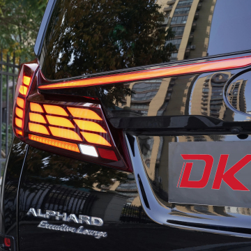 Modifit Stop Light Smoke Black Sequential Rear Light for TOYOTA ALPHARD VELLFIR 2015-2023