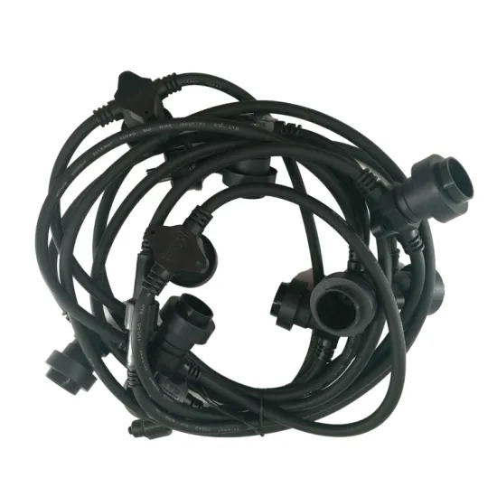 AC220V IP65 Connectable Rubber Garland E27 Vintage Patio String Light