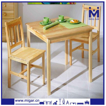 New wooden modern double dining table