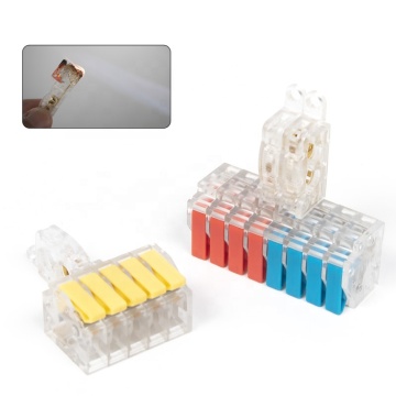 T-Type Electrical Wire Connector for 1.5mm², 2.5mm², 4mm² - Direct Connection Without Cutting