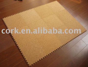 eco-friendly cork eva puzzle mats