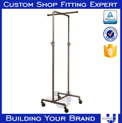 exhibition rack accessories display stands garment rack with hooks