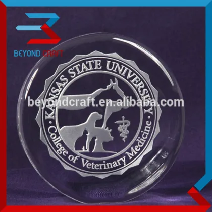 cheap round crystal paperweights,glass paper weight