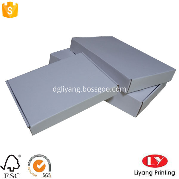Custom corrugated cardboard box white (1)