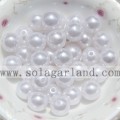 Groothandel ronde imitatie acryl parel ronde spacer losse bedels kralen DIY sieraden