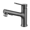 360 degree turn pull out brass sink faucet