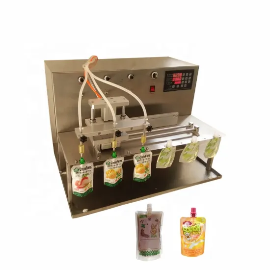 Commercial Heads Stand-Up Bag Juice Filling Machine with Soda Water (2/3/4/6/8 Heads)