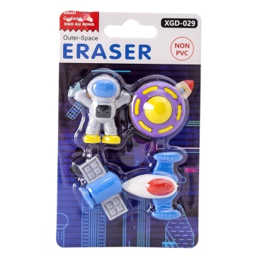 Kawaii Cartoon Aerospace Eraser Box for Students