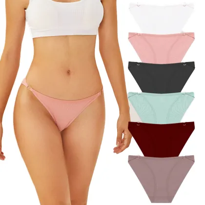 Custom OEM ODM Private Label Seamless Cotton Panties for Women