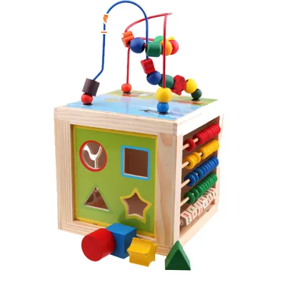 Montessori Wooden Math Educational Calculating Toys and Construction Playsets