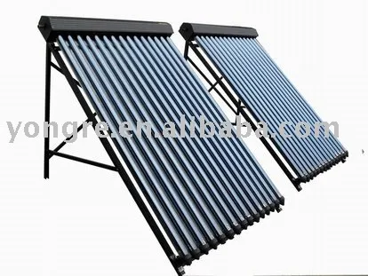 Colector solar con heat pipe