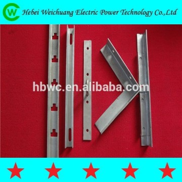 Hot dip galvanized steel cross arm, electrical angle cross arm