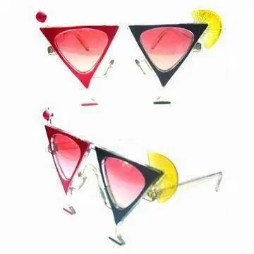 Party Spectacles with Acrylic/PC (Polycarbonate) Lenses and High-quality, Environment-friendly