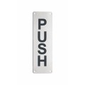 Appuyez sur des poignées de porte en acier inoxydable de type push-pull