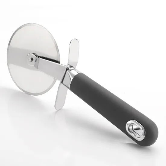 Professional 9 Inch Pizza Cutter with Stainless Steel Blade: Perfect for Thick or Thin Slices, Rust-Resistant & Comfortable Handle