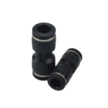 PU Pneumatic Air Pipe Fitting: Plastic Equal Union Straight One Touch Quick Connector