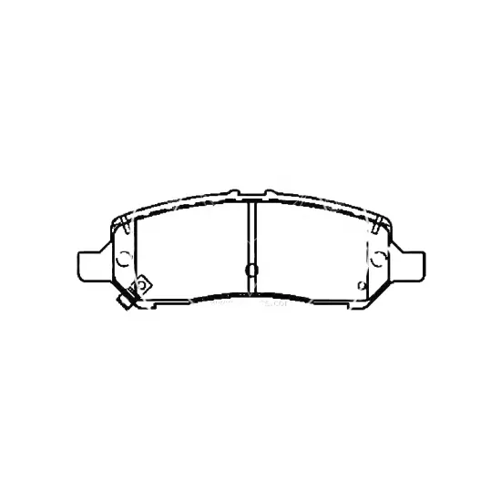 SDCX D1647-8875 / 68163822AA Rear Axle Brake Pad for Dodge Dart 2013-2014