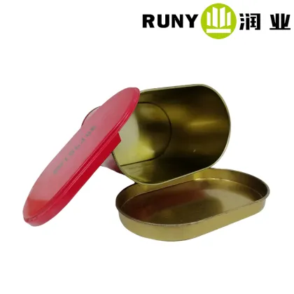 Luxury Oval Tin for Tea Collection and Display