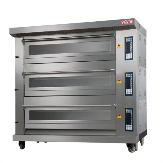3 Decks 6 Trays Commercial Pizza Baking Oven for Bakery Equipment