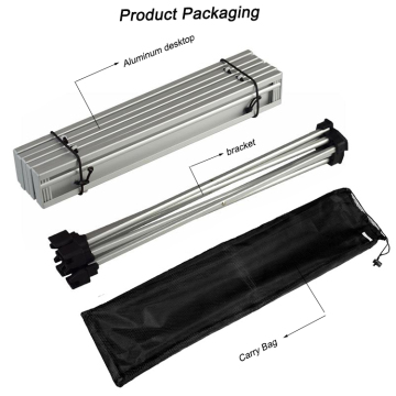 Singda Leichtfaltbares Aluminium BBQ Camping Table