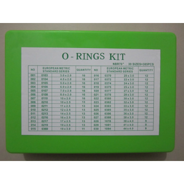 AS568 Standard Series O Rings Kit NBR70 382PCS