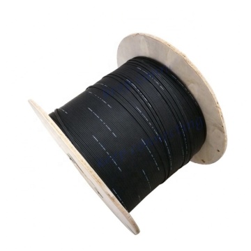 FTTx Fiber Optic Distribution Wooden Drum Indoor Flat Drop Cable