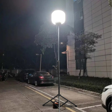 Wynajem: teleskopowy maszt nadmuchiwany 200W LED Balloon Light Tower z elektrownią do wydarzeń i filmowania