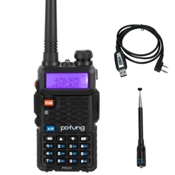 Baofeng P8UV 5W Çift Band İki Yönlü FM VHF UHF Handheld Walkie-Talkie