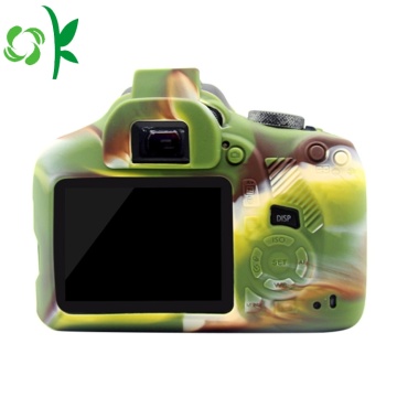 High Quality Camouflage Green Silicone Soft Camera Case