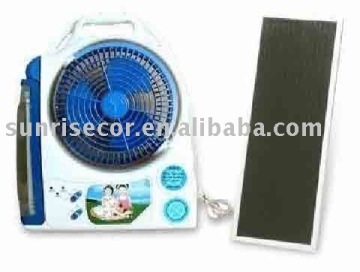 8" Solar fan with energy saving motor