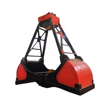 Lange servicevenstaat Single Rope Suspended Electric Clamshell Grabbet voor bulk vracht
