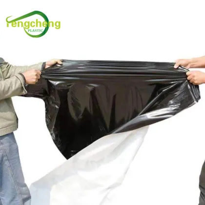 Hydroponics Black White Plastic Greenhouse Cover