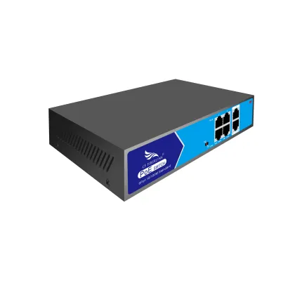 6-Port POE Switch with Lightning Protection for Ethernet Networks