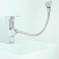 Faucets ดึงสีดำแบบมัลติฟังก์ชั่น Faucet Faucet หมุนฟรีสามมิติ