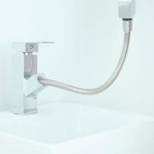 Pulling Black Faucets Three Dimensional Free Rotation Faucet Bathroom