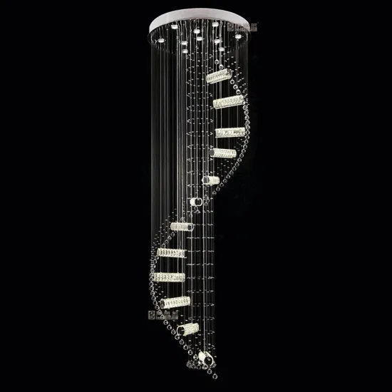 international large chandelier led crystal lobby light