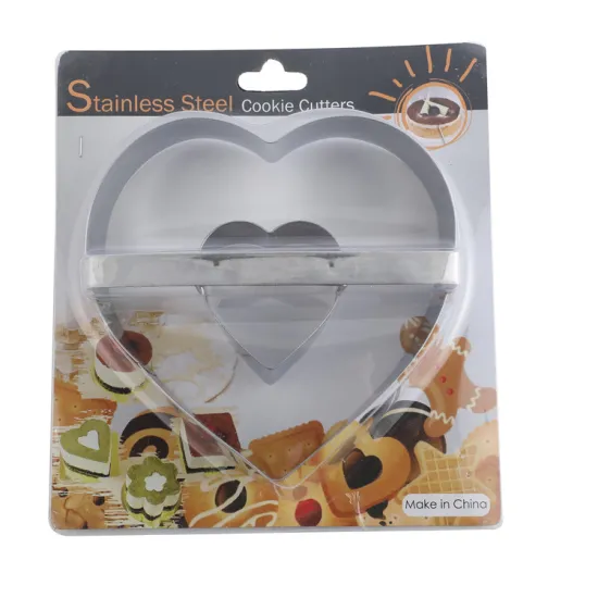 High Quality Stainless Steel Heart Shape Cookie Cutters for Baking and Pastry