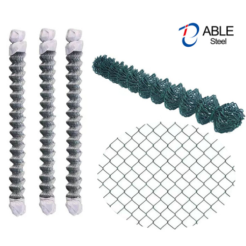 Hot Dipped Galvanized Cyclone Wire Mesh Chain Fence