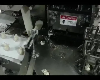 Automatic Won Ton Machine made in germany wire mesh