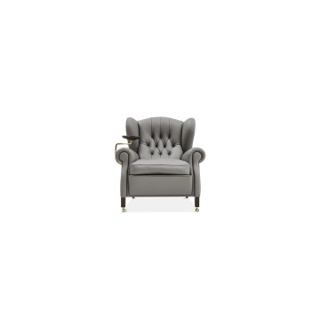 living room leather chair modern classic lounge chair