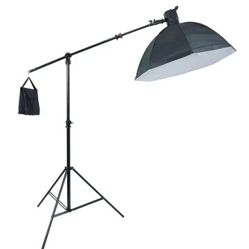 Professional Continuous LED Video Lighting Kit with 2.8m Adjustable Tripod and Softbox for Photography Studio