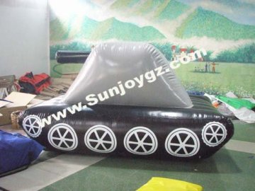 2016 Sunjoy best quality paintball inflatable military tank Bunker Advertisement