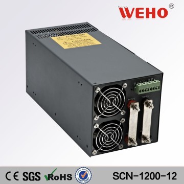 Industrial Electrical 1200w 12v single ac to dc output in parallel power supply