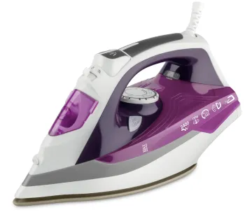 Professional Grade Steam Iron: Advanced Features including Anti-Calc, Anti-Drip, and Self-Cleaning Ceramic Soleplate
