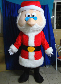 High Quality Lovely Christmas Santa Claus Mascot Costume Carnival or Commercial Activities Supply Adult Size