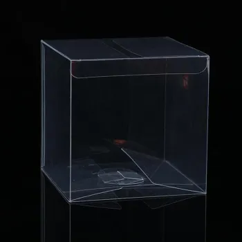 Luxury gift plastic cube pvc clear box