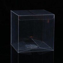 Luxury gift plastic cube pvc clear box